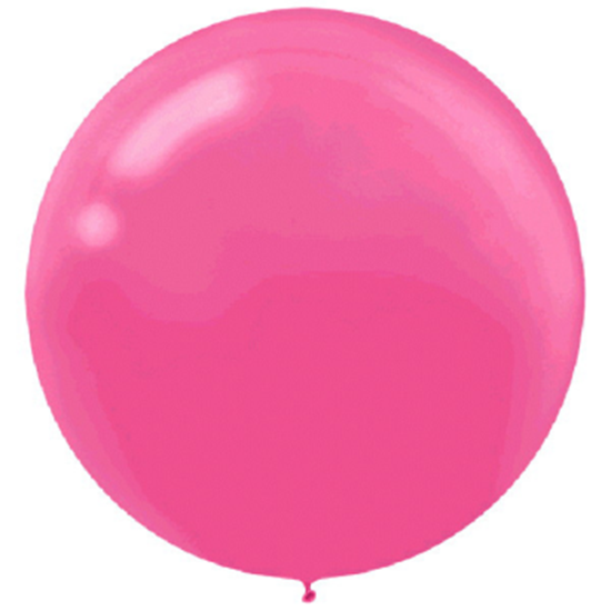 Image sur HELIUM FILLED SINGLE 24" BALLOON - PLAIN COLOURS