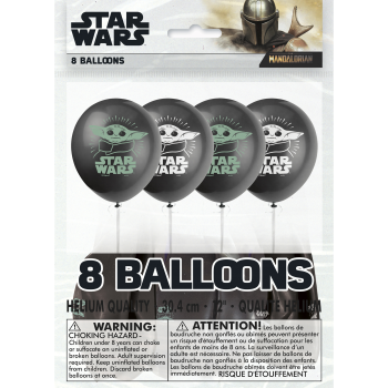 Image de STAR WARS - THE CHILD - THE MANDALORIAN - 12" LATEX BALLOONS