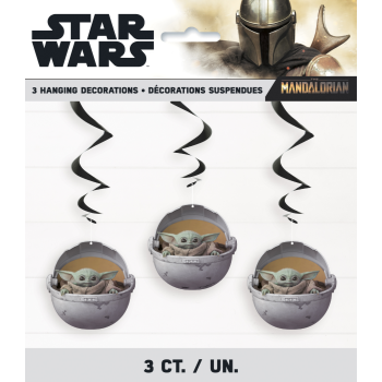 Picture of STAR WARS - THE CHILD - THE MANDALORIAN -  HANGING SWIRL DECORATION