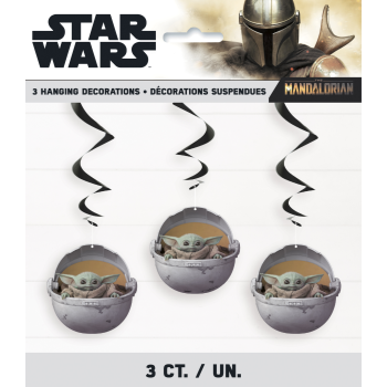 Image de STAR WARS - THE CHILD - THE MANDALORIAN -  HANGING SWIRL DECORATION