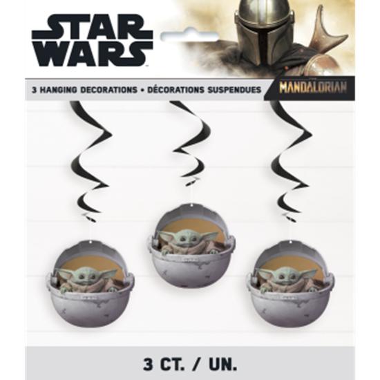 Image sur STAR WARS - THE CHILD - THE MANDALORIAN -  HANGING SWIRL DECORATION