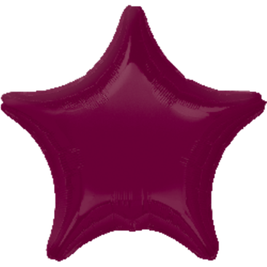 Image sur 18" FOIL - METALLIC BERRY STAR