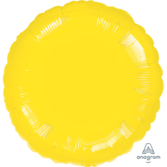 Picture of 18" FOIL - METALLIC YELLOW ROUND