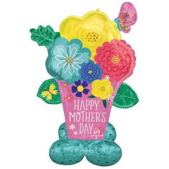 Image de AIRLOONZ - MOTHER'S DAY FLOWER POT - AIR FILLED