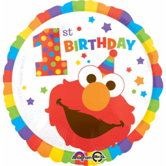 Picture of 18" FOIL - 1ST BIRTHDAY ELMO