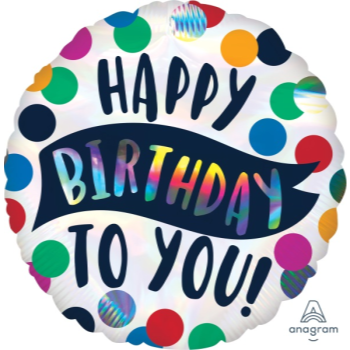 Image de 18" FOIL - HAPPY BIRTHDAY TIME TO PARTY