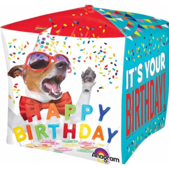Picture of 15'' BIRTHDAY PET CUBE FOIL