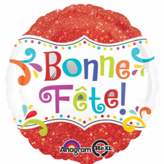 Image sur BONNE FETE SPARKLE - 18" FOIL