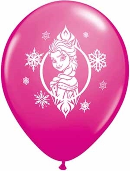 Picture of HELIUM FILLED SINGLE 11" BALLOON - PRINTED -  LICENSE - FROZEN ASSORTED