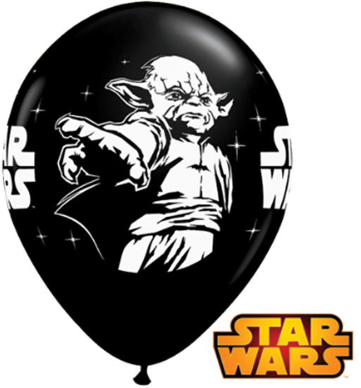 Image sur HELIUM FILLED SINGLE 11" BALLOON - PRINTED -  LICENSE - STAR WARS