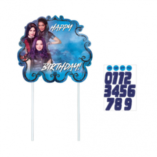 Picture of DISNEY DESCENDANTS 3 CUSTOMIZABLE CAKE DECO