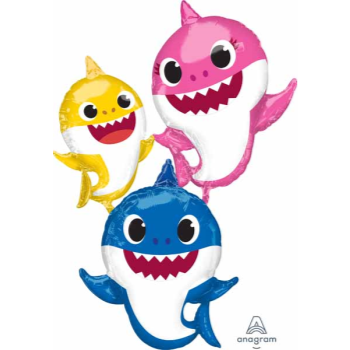 Image de 36" BABY SHARK AIRWALKER - INCLUDES HELIUM