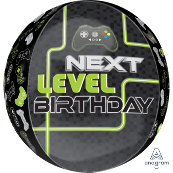 Picture of 21'' LEVEL UP GAME BIRTHDAY ORBZ BALLOON 