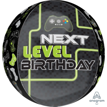 Image de 21'' LEVEL UP GAME BIRTHDAY ORBZ BALLOON 