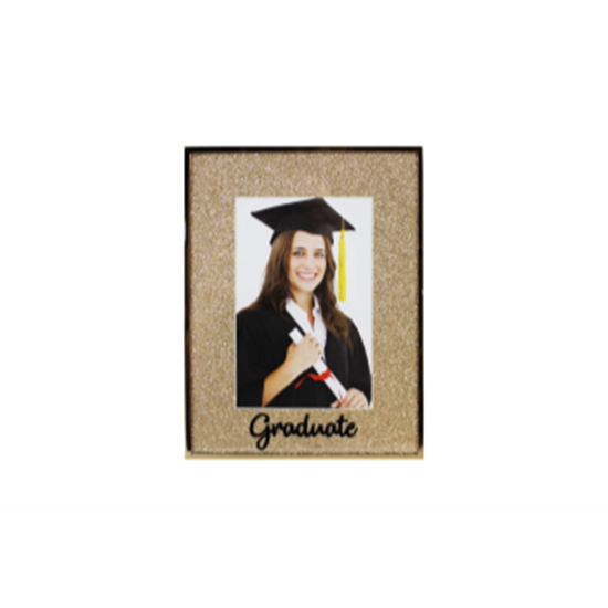 Picture of DECOR - GRADUATION - 4 X 6 GOLD FRAME