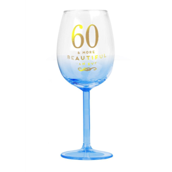 Image sur 60TH WINE GLASS - BEAUTIFUL WINE GLASS