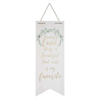 Picture of LOVE STORY HANGING PLAQUE