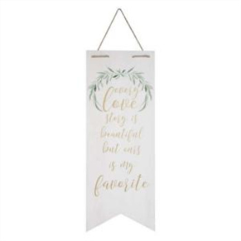 Image de LOVE STORY HANGING PLAQUE