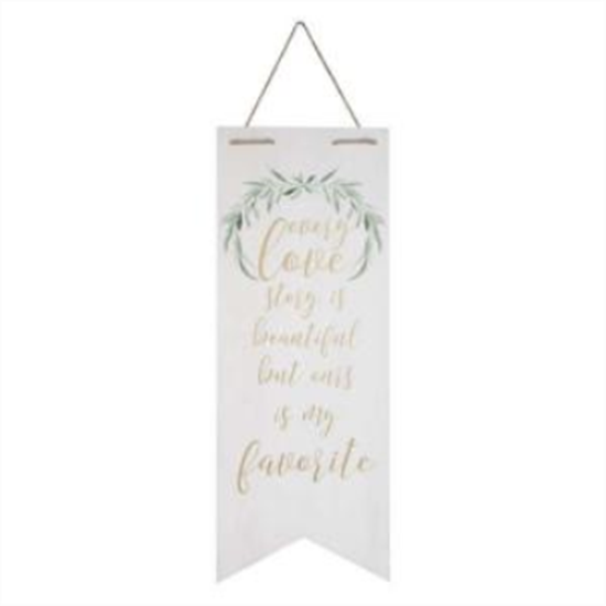 Image sur LOVE STORY HANGING PLAQUE