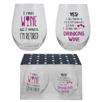 Image de RETIRED WINE GLASS SET