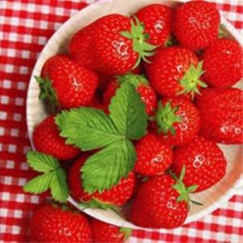 Picture of BOWL OF STRAWBERRIES - LUNCHEON NAPKINS