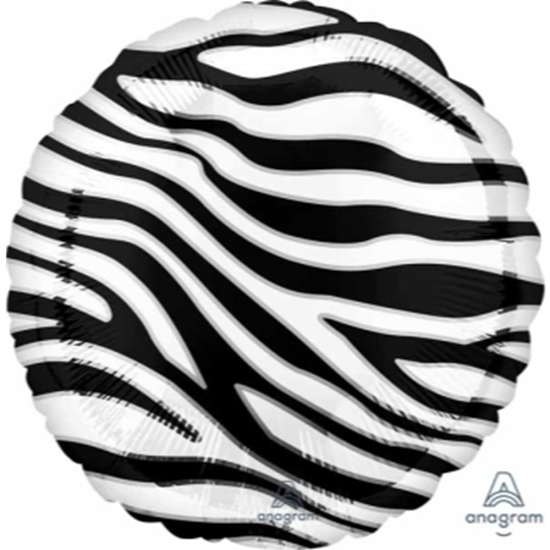 Picture of 18" FOIL - ZEBRA PRINT