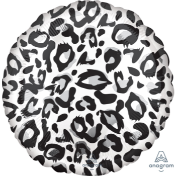 Picture of 18" FOIL - SNOW LEOPARD PRINT