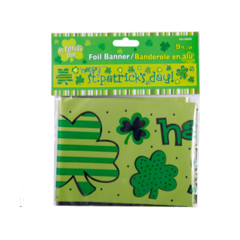 Image de ST PATRICK'S FOIL BANNER