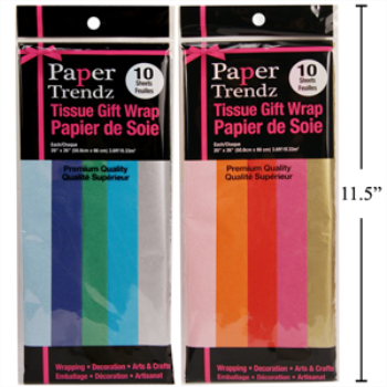 Image de TISSUE PAPER - ASSORTED COLORS