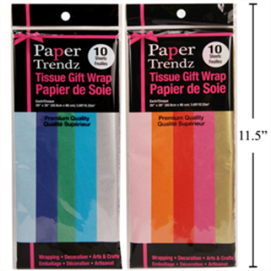Picture of TISSUE PAPER - ASSORTED COLORS