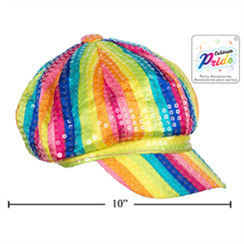 Picture of PRIDE RAINBOW SEQUIN CAP