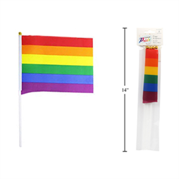 Image de PRIDE RAINBOW FLAGS - 4" X 5.5"