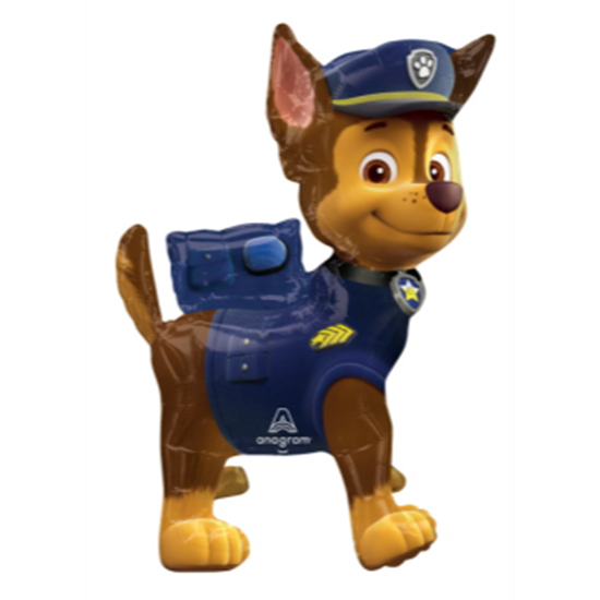Image sur 24" TABLETOP - PAW PATROL CHASE FOIL BALLOON - AIR FILLED