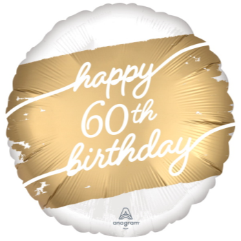 Picture of 18" FOIL - GOLDEN AGE 60TH BIRTHDAY 