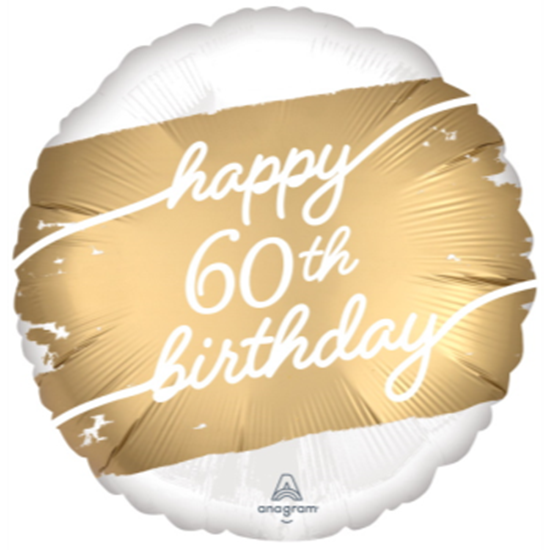 Picture of 18" FOIL - GOLDEN AGE 60TH BIRTHDAY 