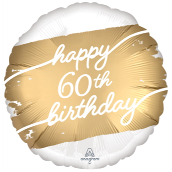 Image sur 18" FOIL - GOLDEN AGE 60TH BIRTHDAY 