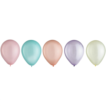 Picture of 5" SORBET ASSORTED LATEX BALLOONS