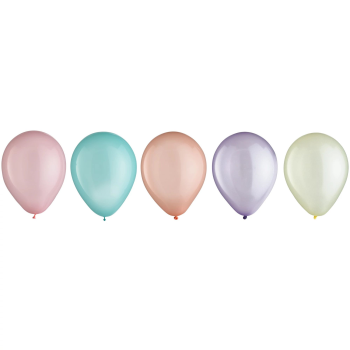 Image de 5" SORBET ASSORTED LATEX BALLOONS