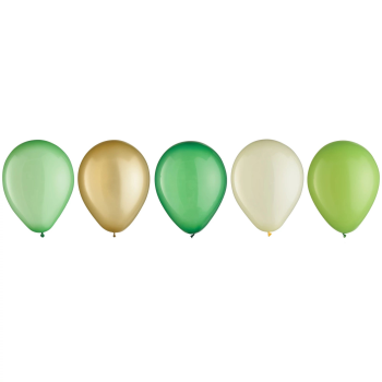 Image de 5"  NATURAL ASSORTED LATEX BALLOONS