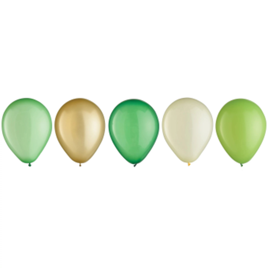 Image sur 5"  NATURAL ASSORTED LATEX BALLOONS
