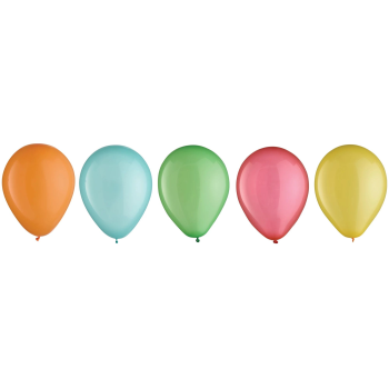 Picture of 5" SHERBET ASSORTED LATEX BALLOONS