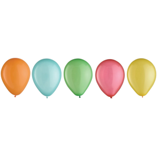 Image sur 5" SHERBET ASSORTED LATEX BALLOONS