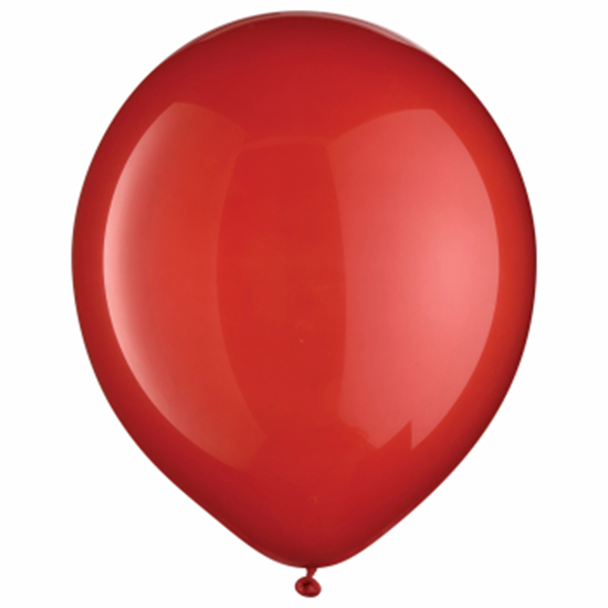 Image sur 12" RED LATEX BALLOONS 72/PKG