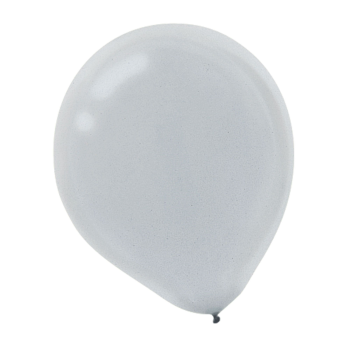 Image de 12" SILVER PEARL LATEX BALLOONS 72/PKG