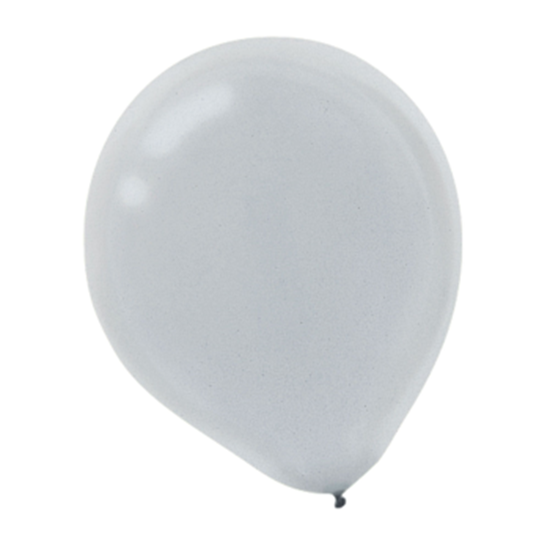 Image sur 12" SILVER PEARL LATEX BALLOONS 72/PKG