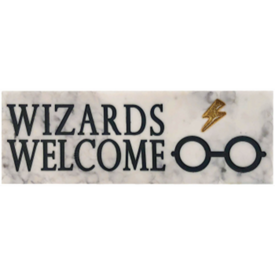 Image sur HARRY POTTER - WIZARDS WELCOME DESK SIGN