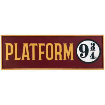 Picture of HARRY POTTER - PLATFORM 9-3/4 DESK SIGN