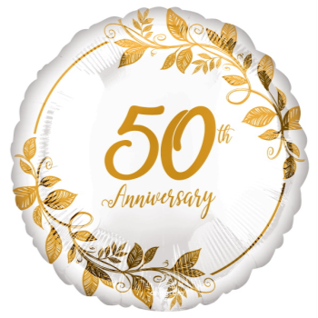 Picture of 18" FOIL - 50TH ANNIVERSARY 