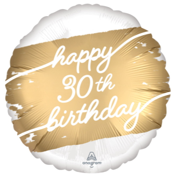 Image de 18" FOIL - GOLDEN AGE 30TH BIRTHDAY 