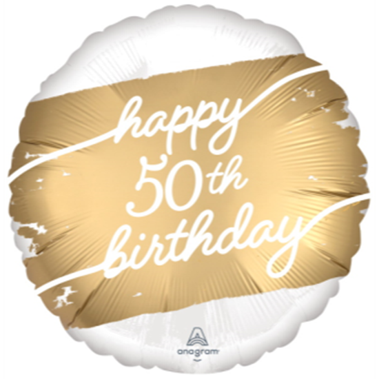 Picture of 18" FOIL - GOLDEN AGE 50TH BIRTHDAY 
